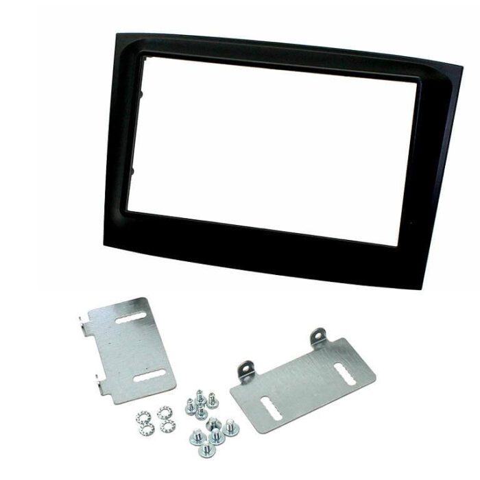 2 Din monterings ramme Opel Combo 2015> Piano Blac