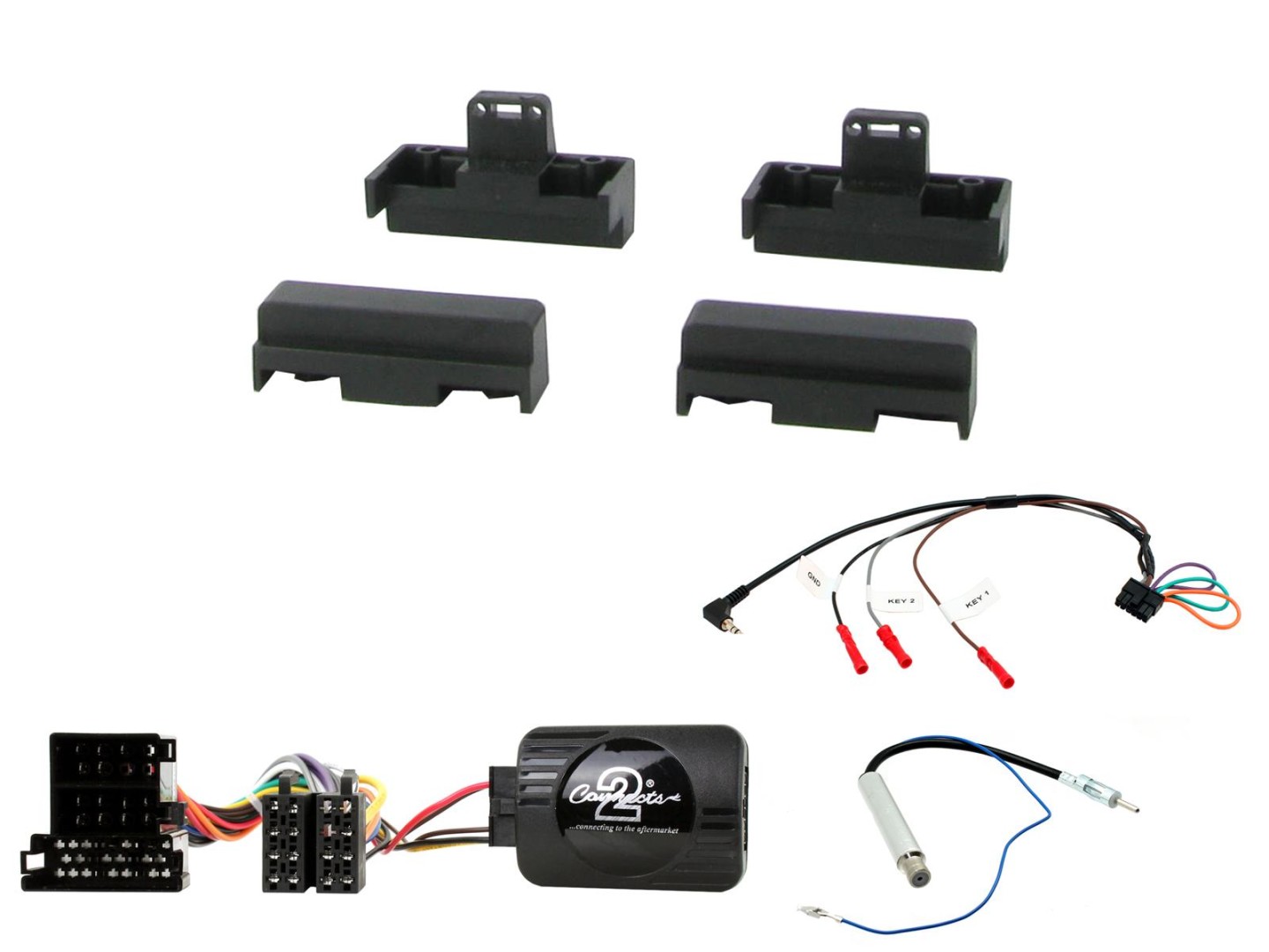 2 Din Audi A8 (single din) Monterings kit