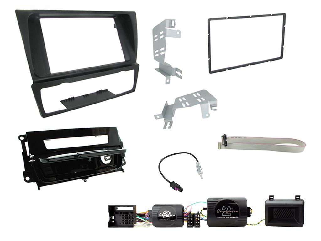 2 Din BMW 3 Series E90-P Black Ash Monterings kit
