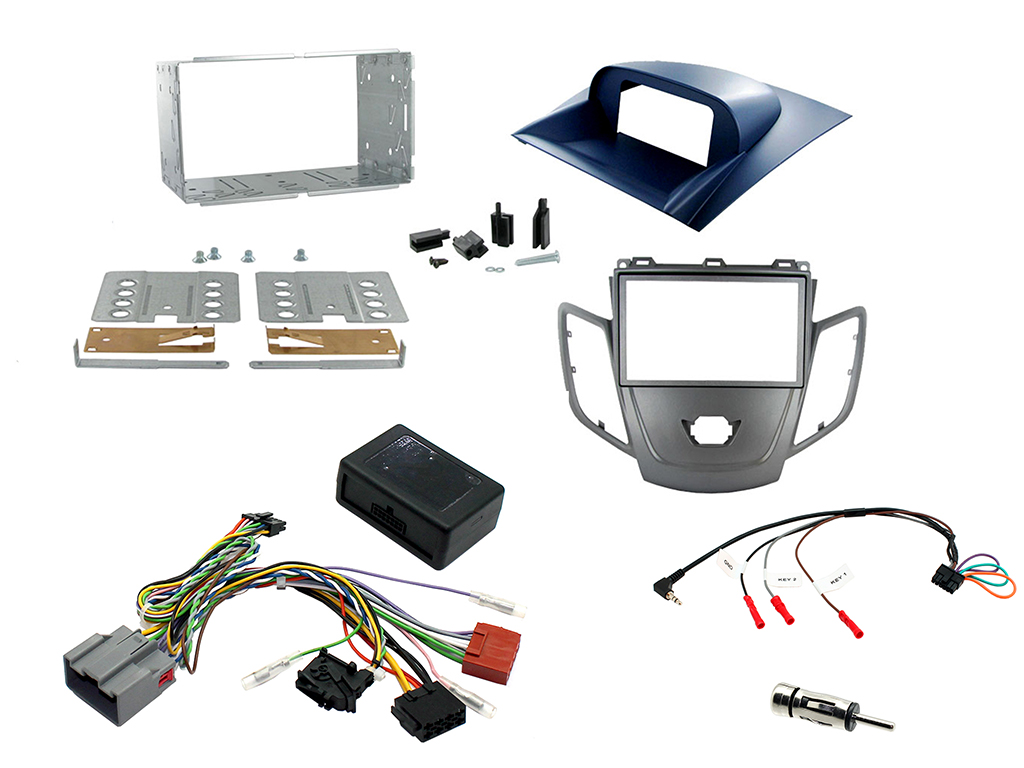 2 Din Ford Fiesta 08-10 Graphite Monterings kit