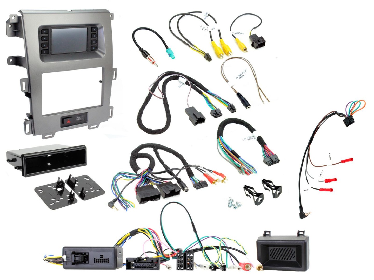 2 Din Ford Edge 2011> Monterings kit