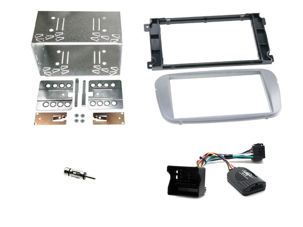 2 Din Ford Focus/Mondeo 07> Silver Monterings kit