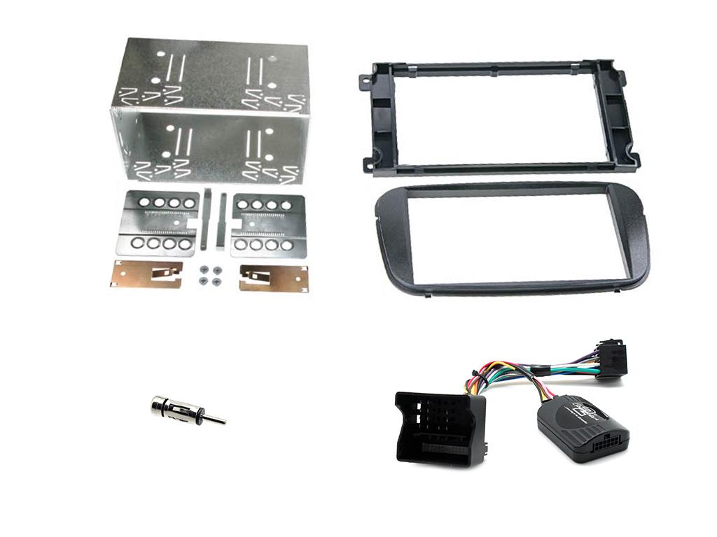 2 Din Ford Focus/Mondeo 07> - Black Monterings kit