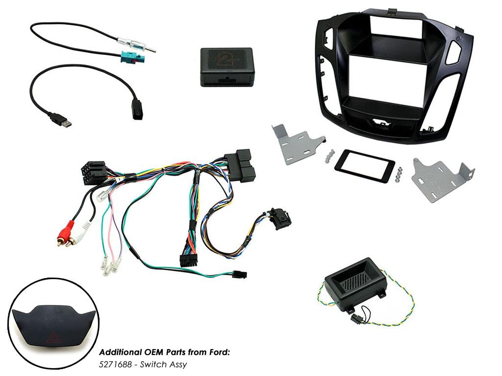 CTKFD64 Radio montage kit >Ford Focus 2015