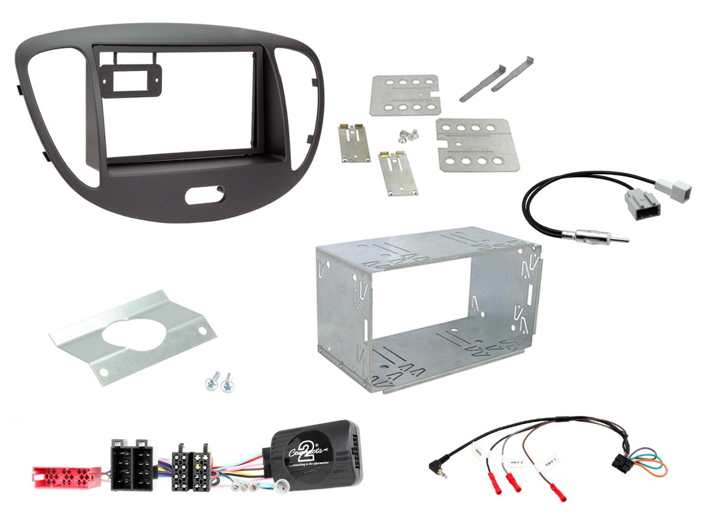 2 Din Hyundai i10 2008 - 2014 Monterings kit