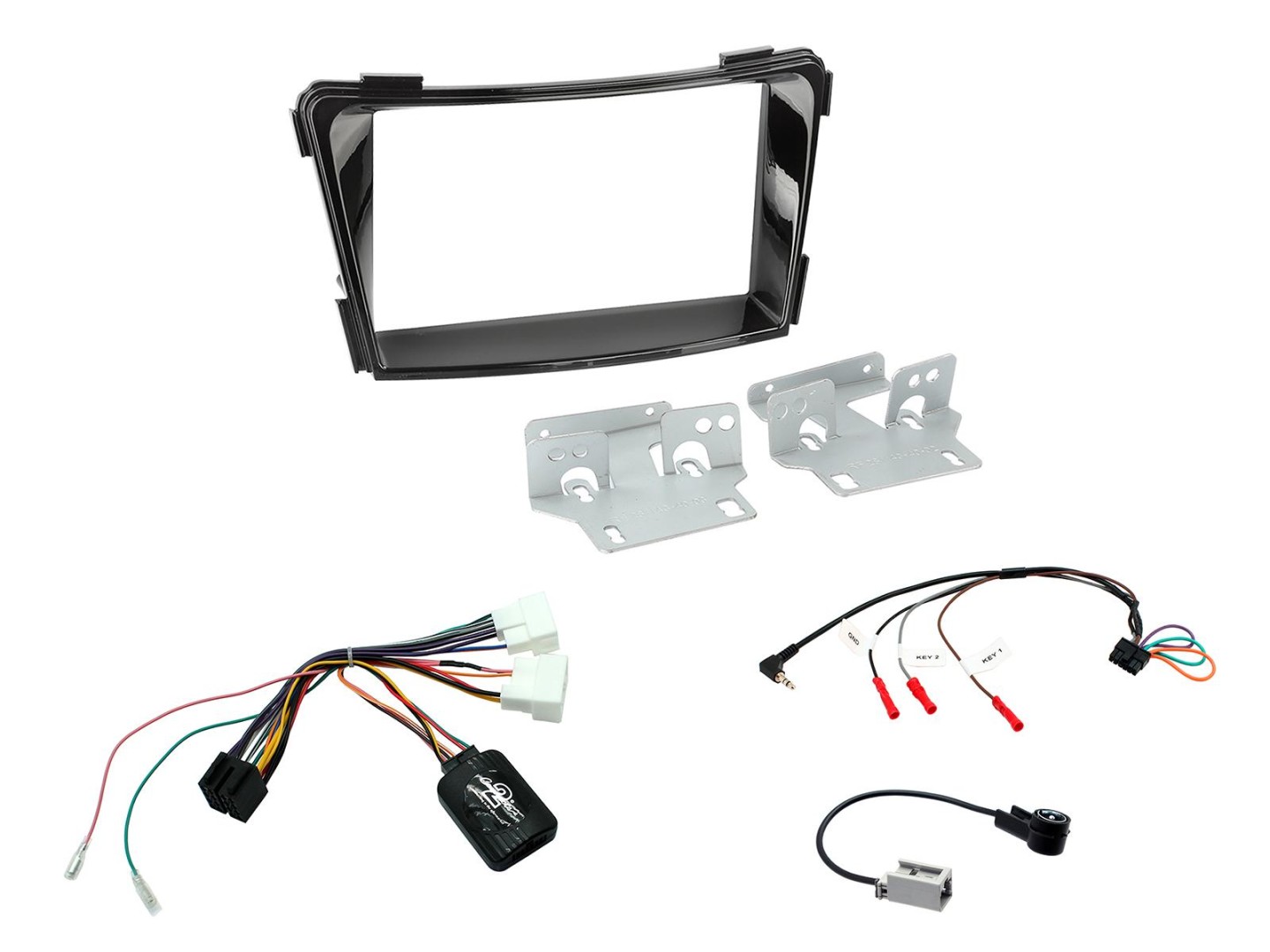 2 Din Hyundai i40 Piano Black 2013> Monterings kit