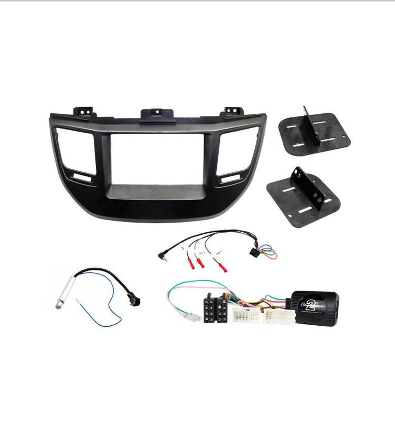 2 Din Hyundai Tucson 2015> Black Fascia Monterings