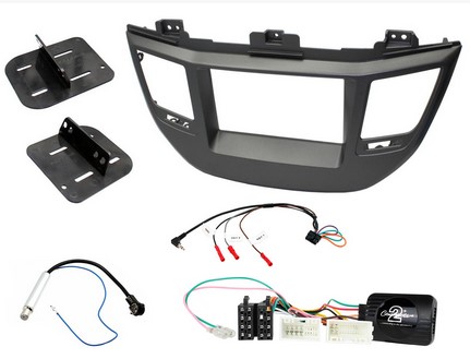 2 Din ramme & interface Hyundai Tucson Sølv 2015