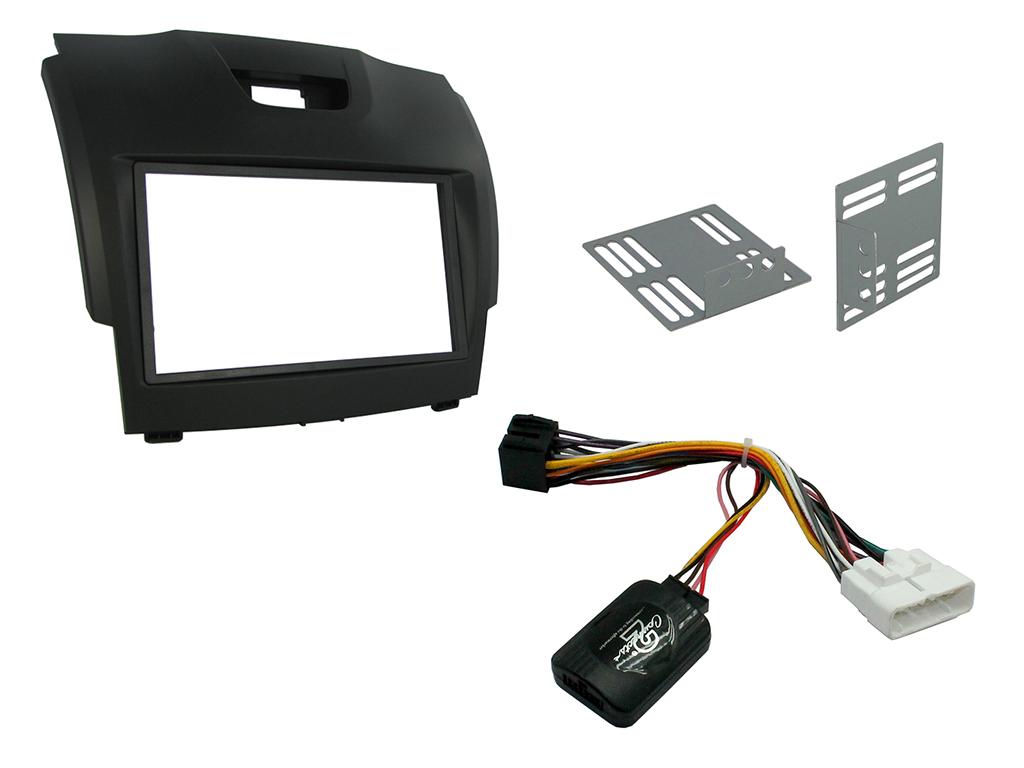 2 Din Isuzu D-Max 2012> - Black Monterings kit