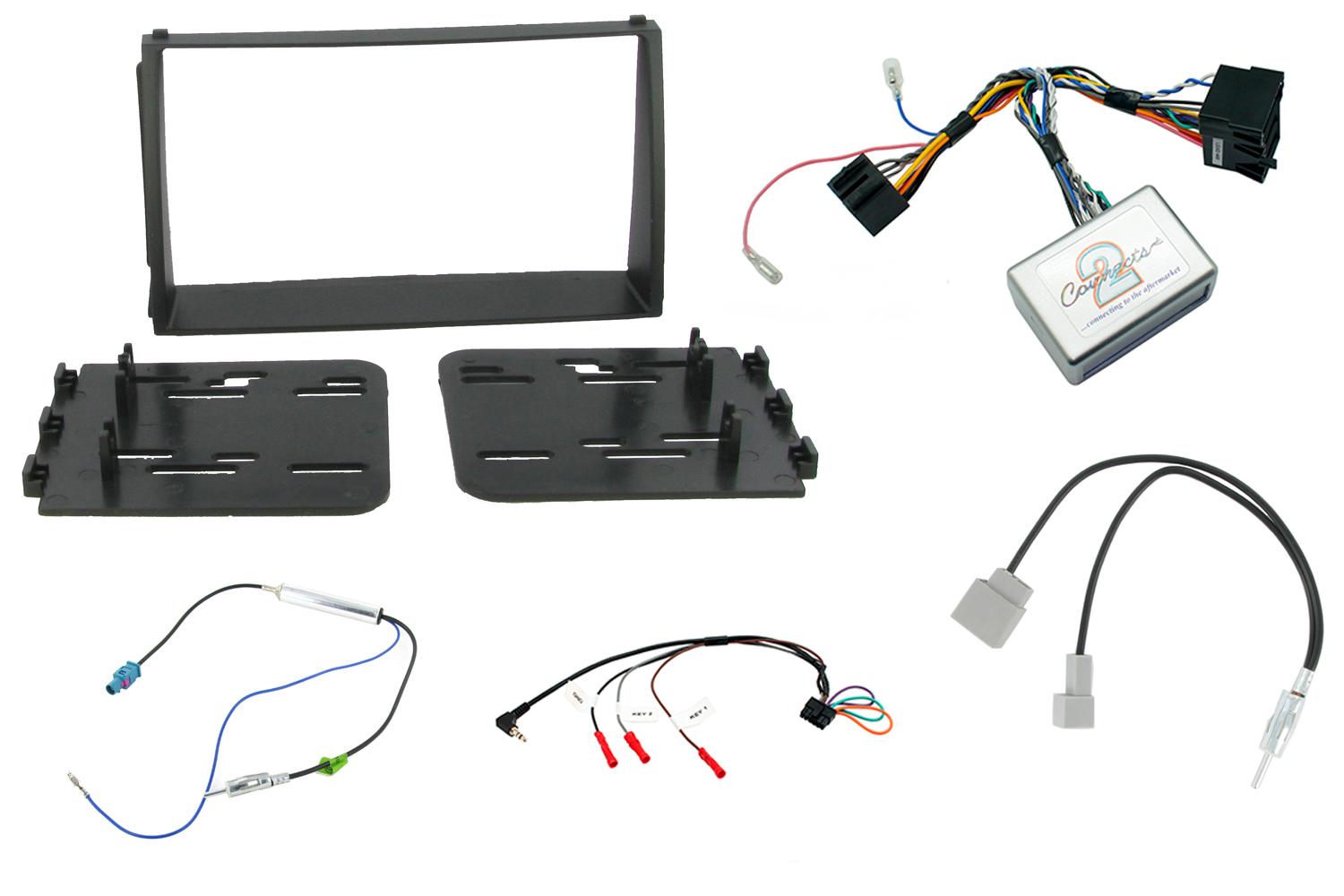 2 Din Kia Soul 09-12 Amplified Monterings kit