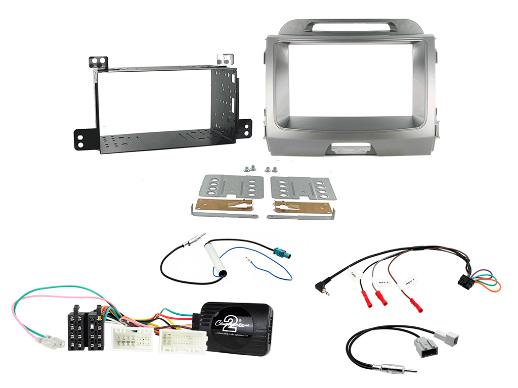 2 Din Kia Sportage Non Amp - Mobis Monterings kit