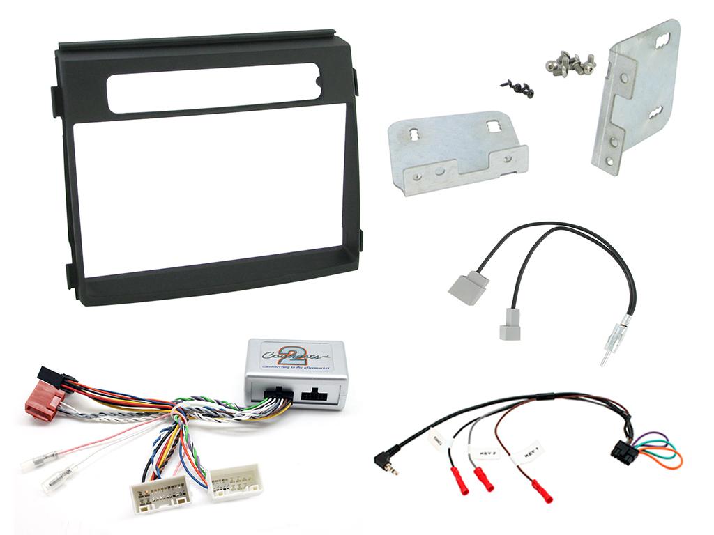 2 Din Kia Soul 2012> Line Level Amp Monterings kit