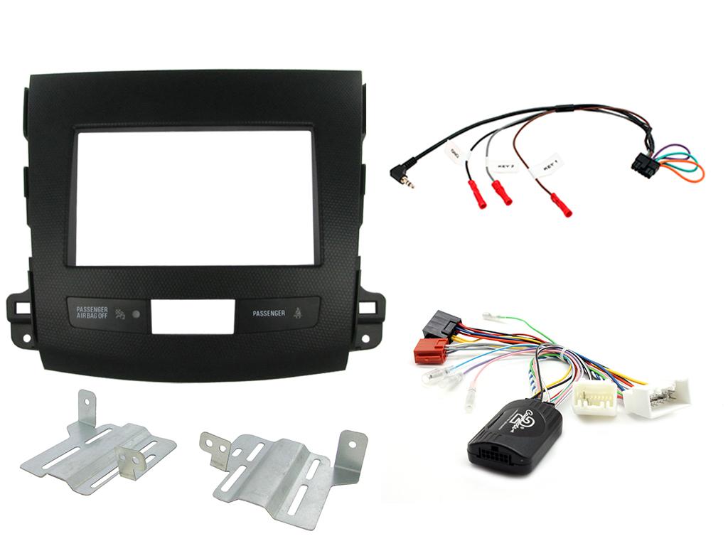 2 Din Outlander 07-10 Amplified Kit Monterings kit