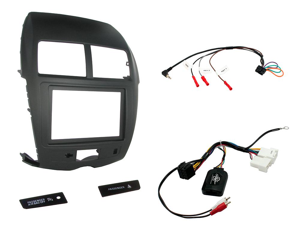 2 Din Mitsubishi ASX 2010 - 2014 Monterings kit