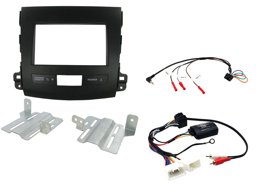 2 Din Mitsubishi Outlander 07 - 13 Monterings kit