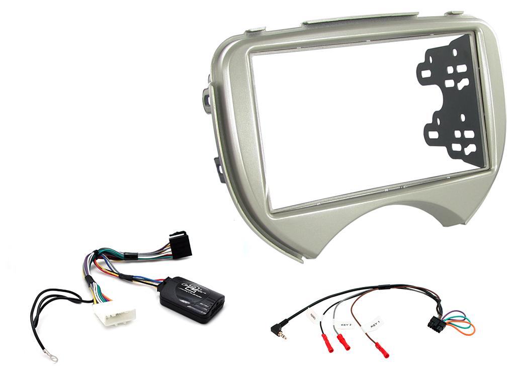 2 Din Nissan Micra 2010 - 2013 Monterings kit