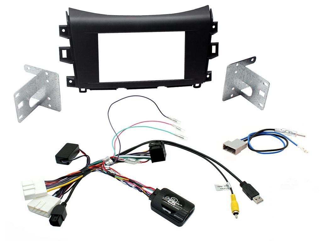 2 Din Nissan Navara NP300 Matte Black 2015> Monter