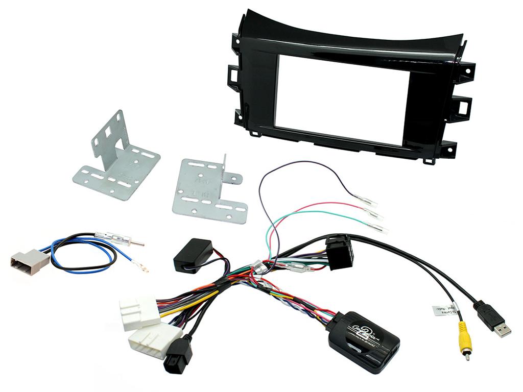 2 Din Nissan Navara NP300 2015> Gloss balck Mont