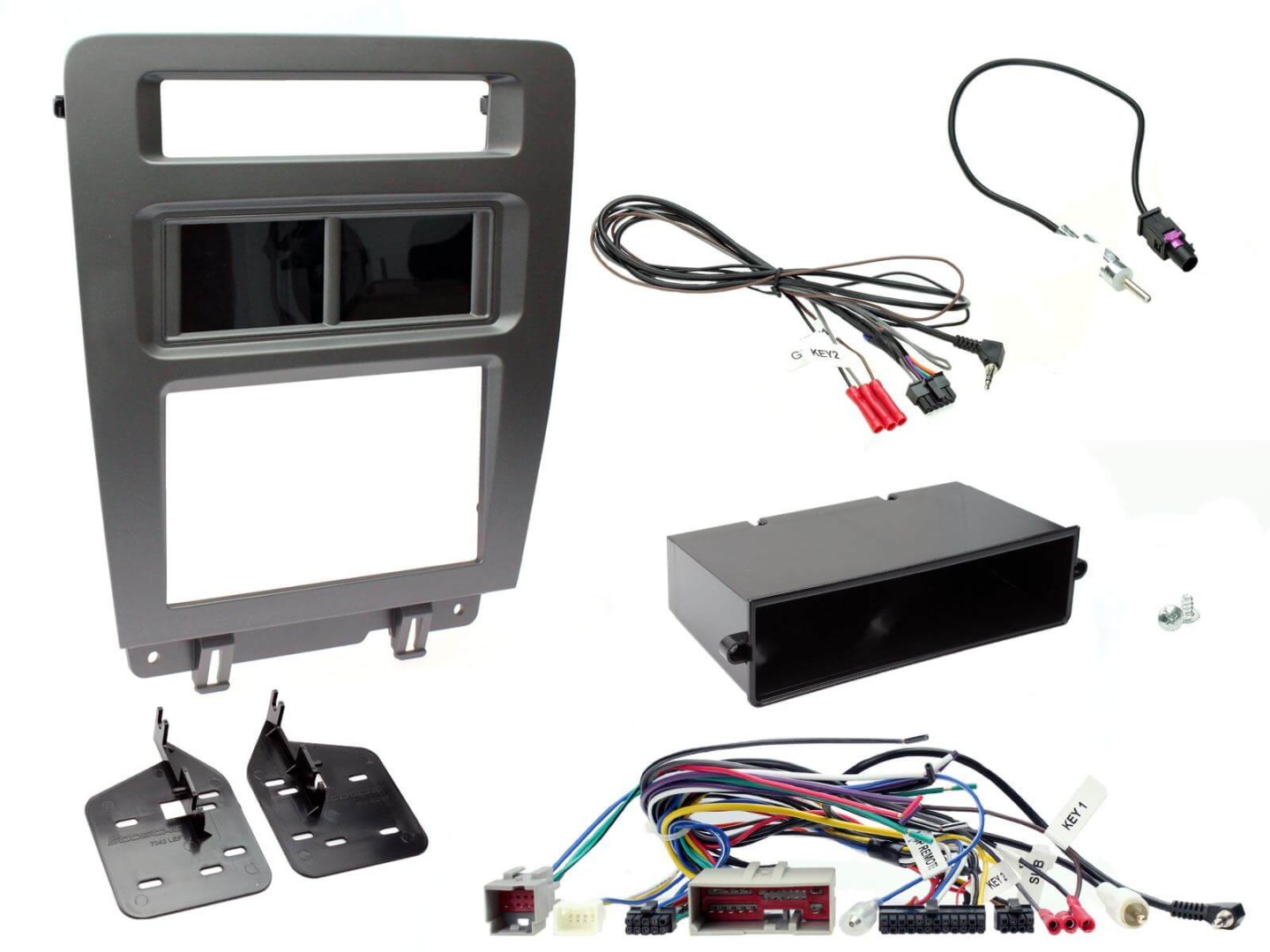 2 Din Ford Mustang monteringskit 2010-