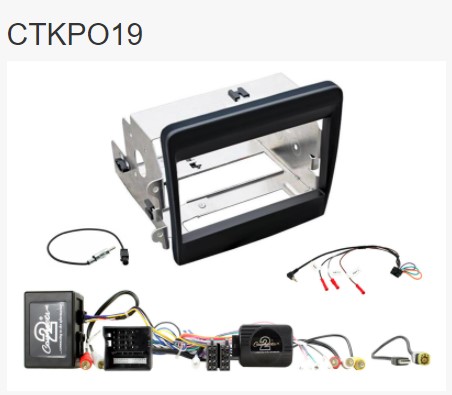2 Din monteringskit Porsche 911 uden info adapter