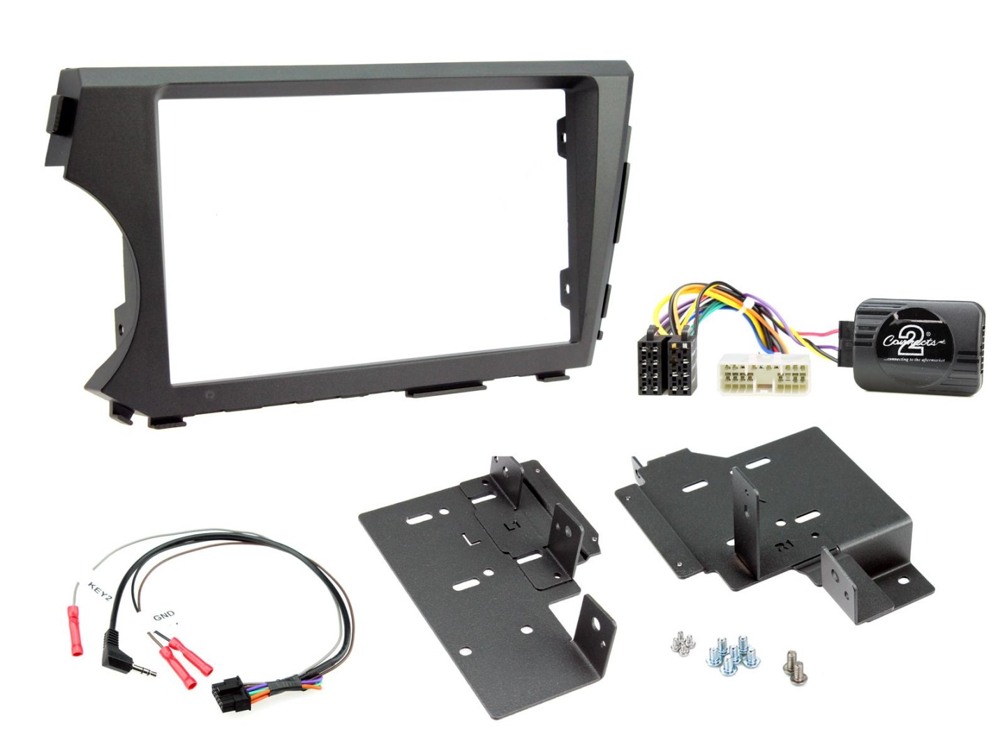 2 Din Ssangyong Korando Sport 12> Monterings kit