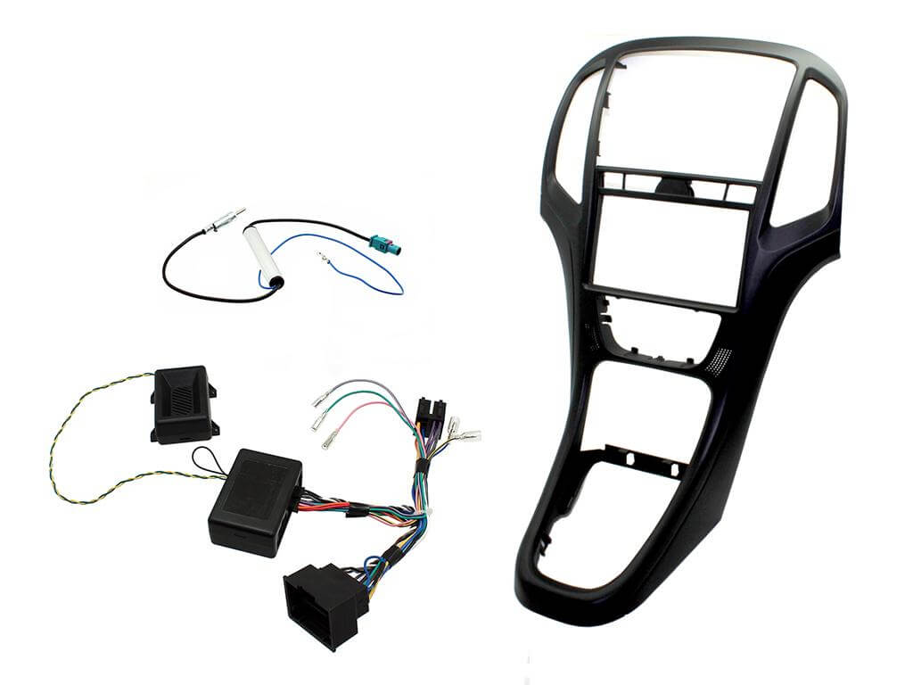 2 Din Opel Astra Kit Pearl Black Monterings kit