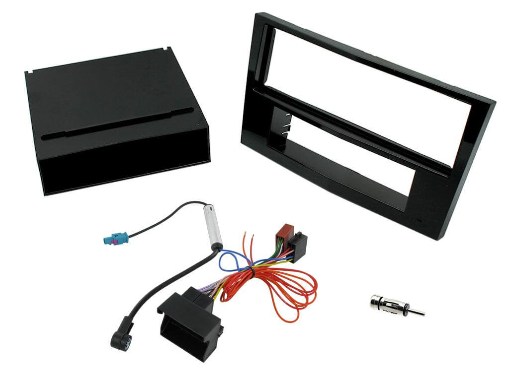 1 Din Opel Astra Kit Plat Silver Monterings kit