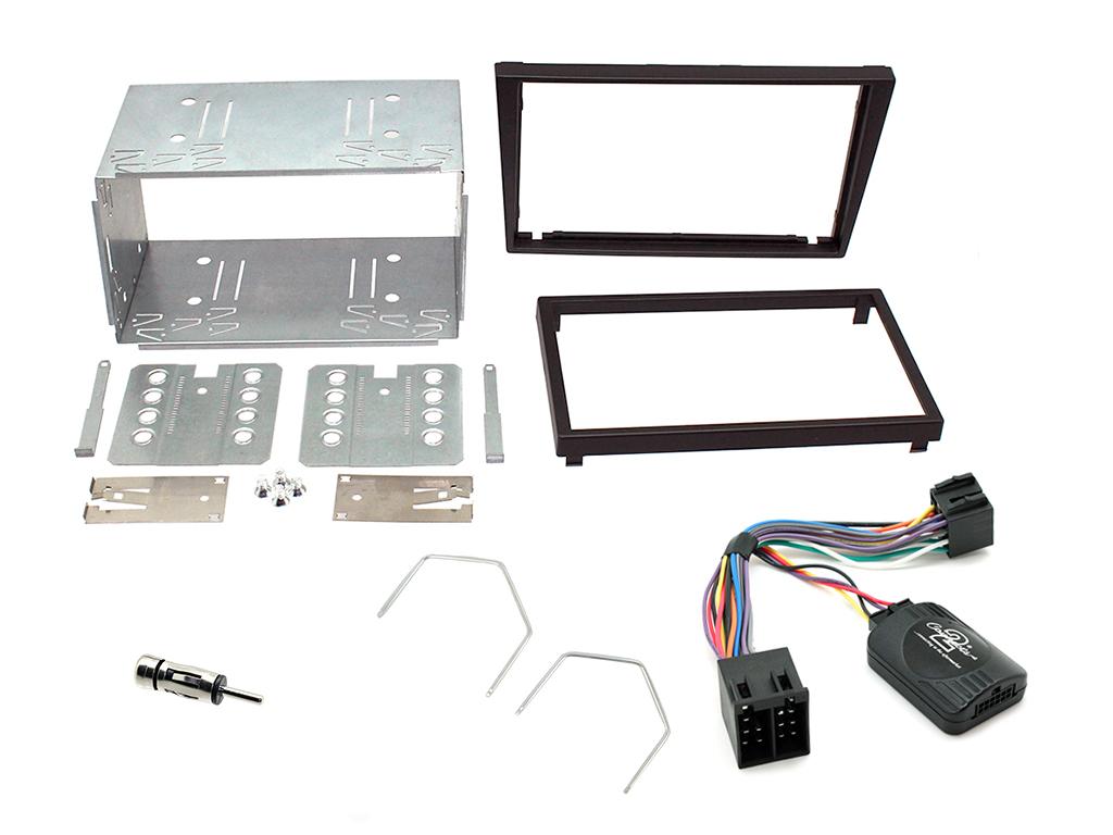 2 Din Opel Analogue Black Monterings kit