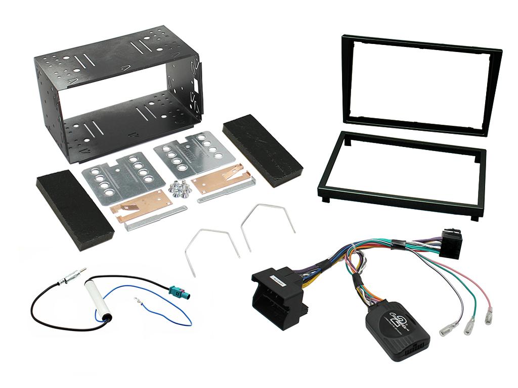 2 Din Opel CAN Black Monterings kit