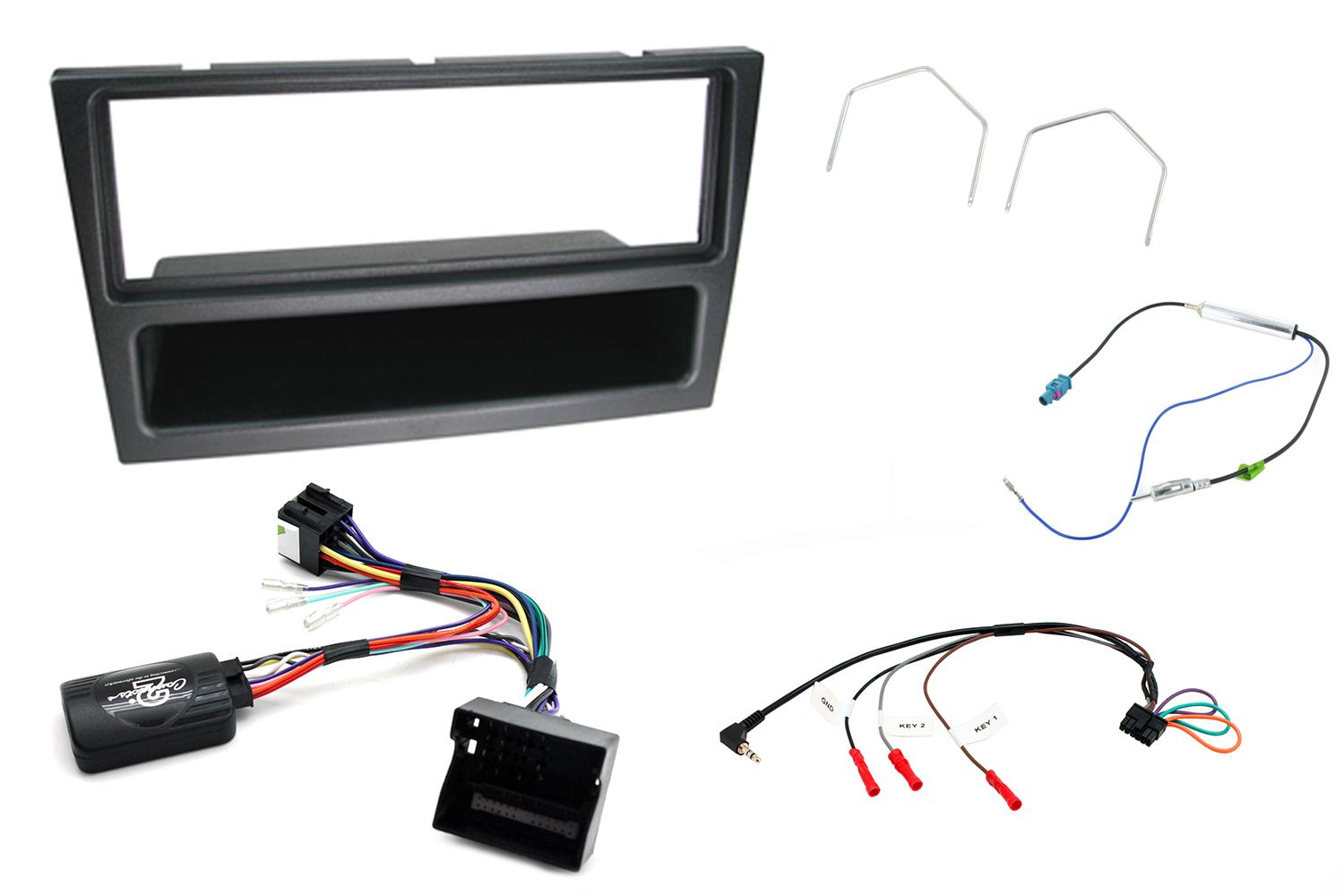 1 Din Opel CAN Black 1 Din Monterings kit