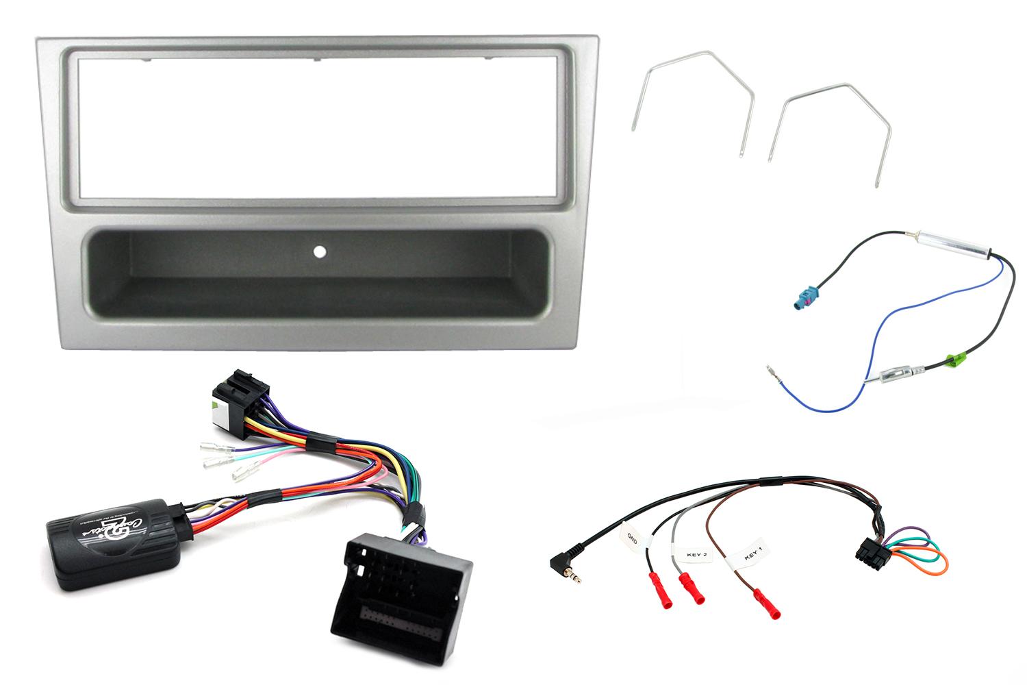 1 Din Opel CAN Silver 1 Din Monterings kit