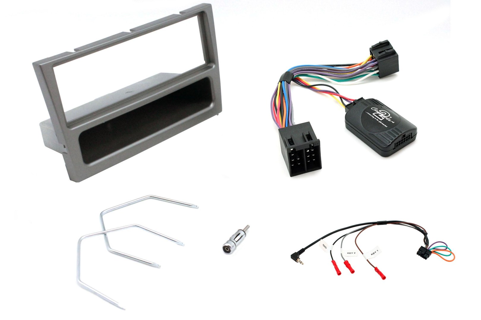 1 Din Opel Analogue 1 Din Gunmet Monterings kit