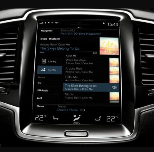 Bakkamera video interface Volvo Sensus connect 9" skærm