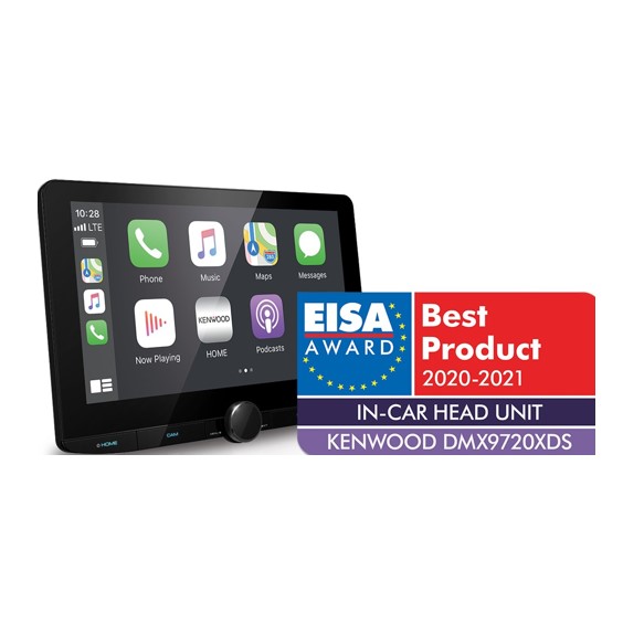 Kenwood DMX9720XDS 10.1" HD trådløs media Carplay modtager