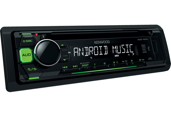 Kenwood KDC-130UG - Radio m. CD & USB - Grøn lys - Image 2