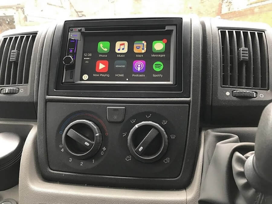 Apple Carplay til Fiat Ducato + Android Auto