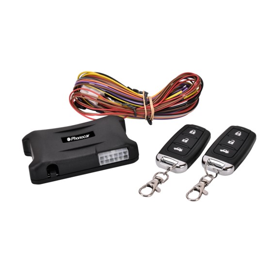 Phonocar Centralås styring med 2 fjernbetjening