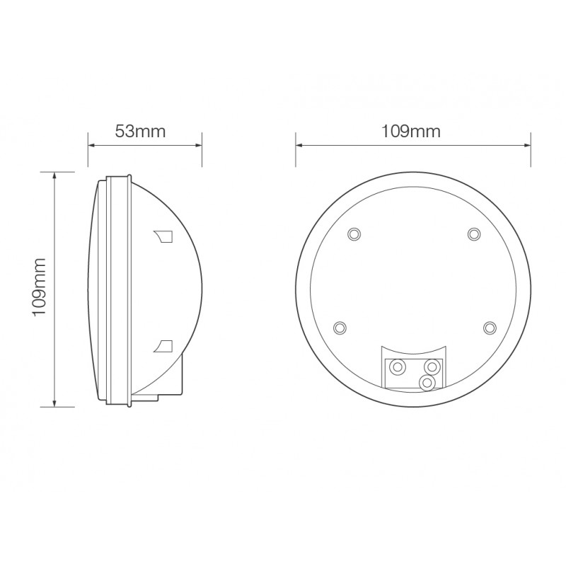 LED rund blinklygte - Image 2