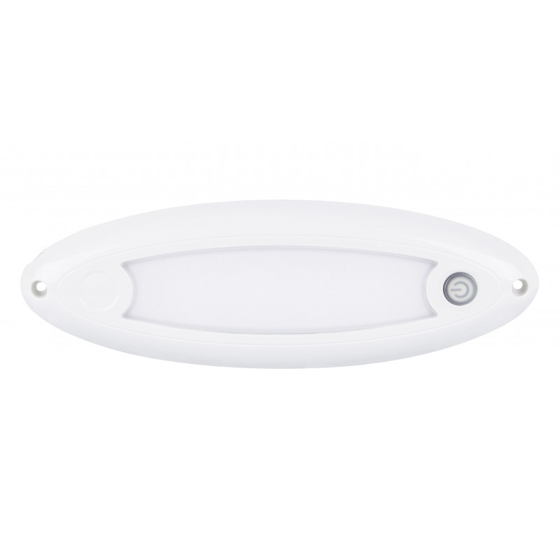 LED oval interiør lampe med touch kontakt