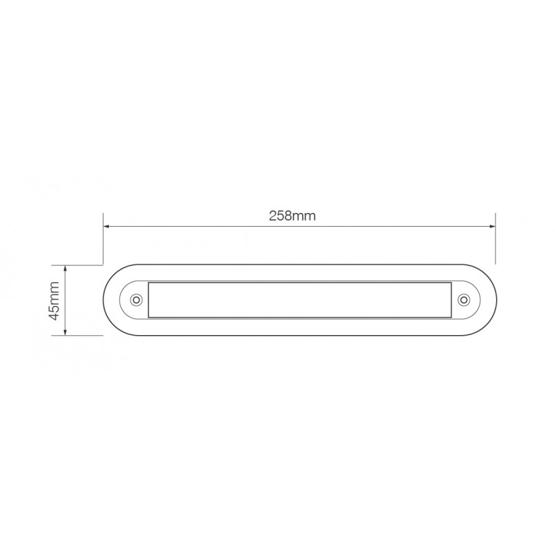 LED single beslag krom 235 serie - Image 2