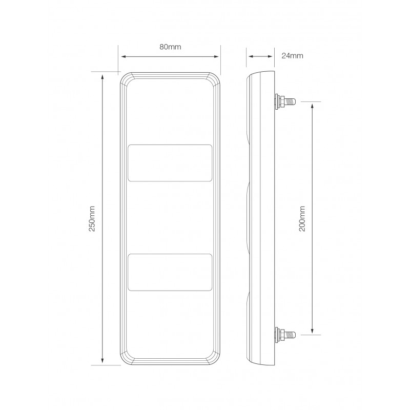 LED 4-funktions kompakt kombinationslygte - Image 2