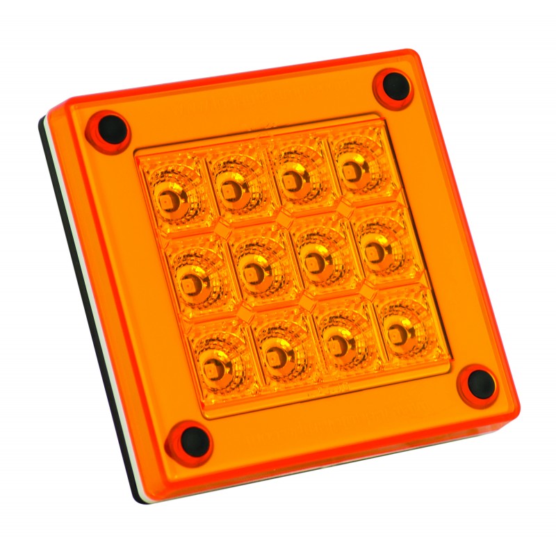 LED kvadratisk blinklygte