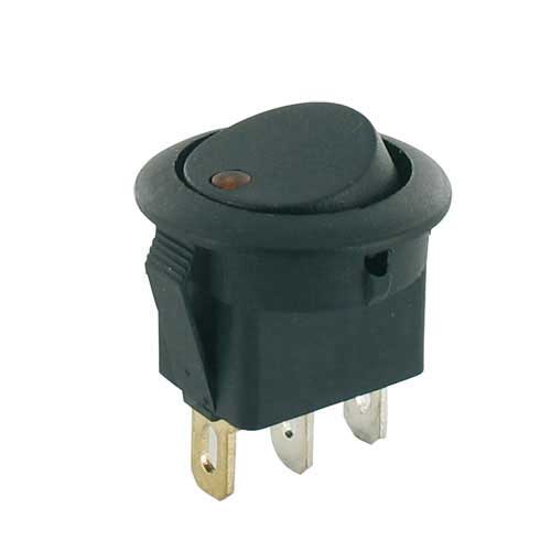 Afbryder vippe kontakt  for advarselslampe rød