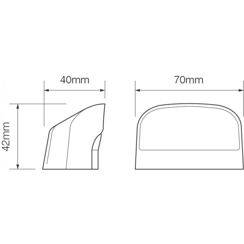 LED Nummerplade lygte i prof design. - Image 3