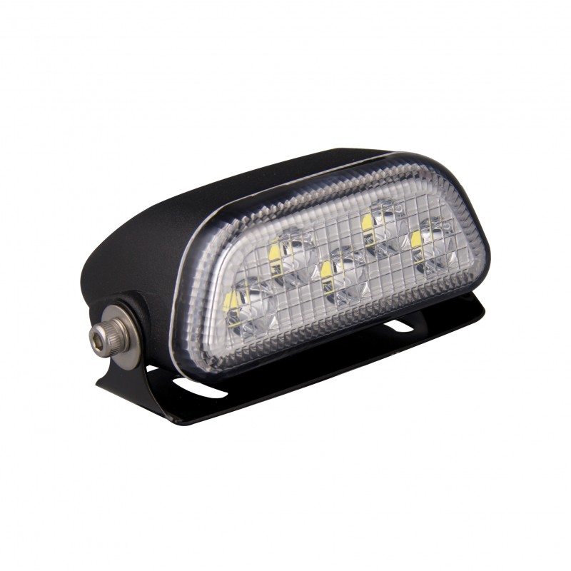 LED lav profil arbejdslampe sort