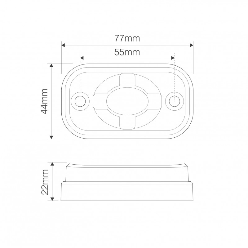 PL7705 kompakt Led arbejdslampe E9 Sort - Image 3