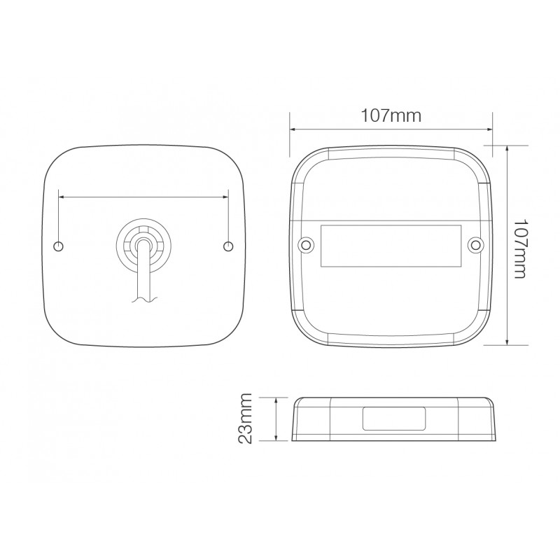 LED kompakt kombinationsbaglygtesæt - Image 2