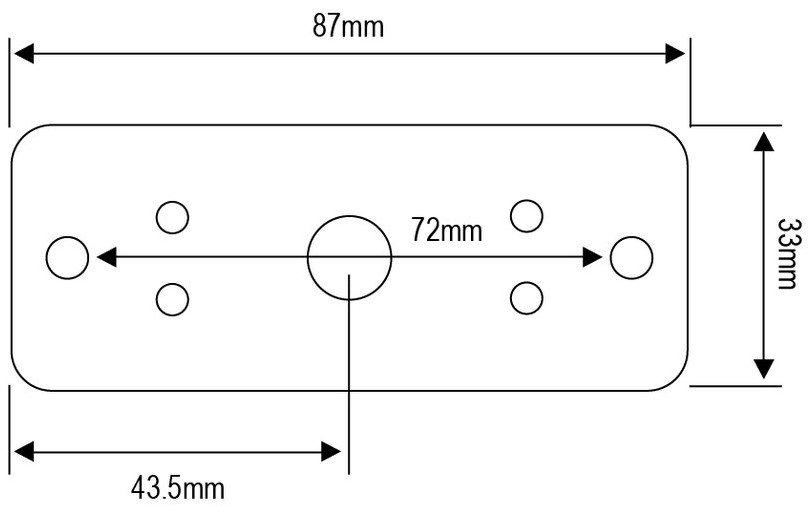 LED front og bag markeringslygte - Image 2