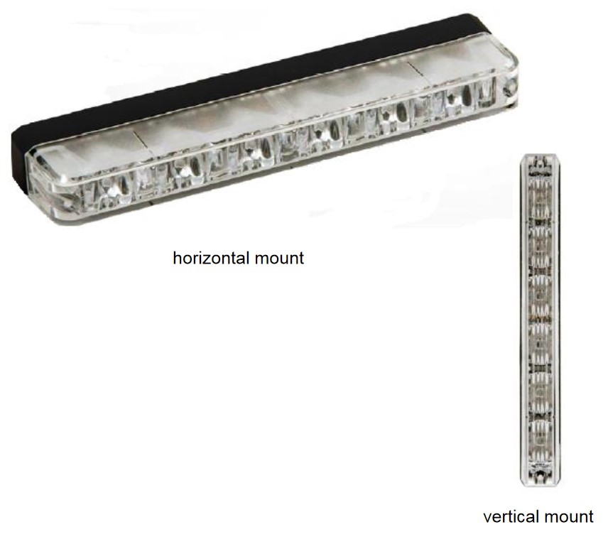 LED frontgrill blitzlampe orange lys - Image 2