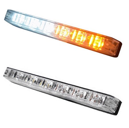 LED frontgrill blitzlampe orange lys